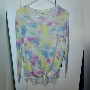 Tie dye cozy top